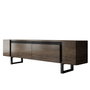 Hanah Home Soporte para TV Yildiz Nogal y Negro